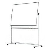 Маркерная магнитная доска на подставке, 120х80 см, двусторонняя