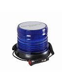 Маяк проблесковый маячок светодиодный синий на магните автомобильная мигалка синяя на крышу автомобиля, автобуса, грузовика, спецтехники Mantella 10 см