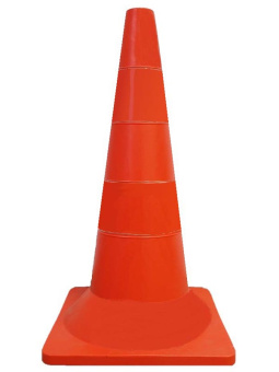 Конус дорожный сигнальный КС-2.1 520 мм без полос
