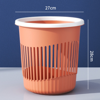 Корзина ведро для мусора офисная мусорка Mantella 4046-КР Кирпичный 20,4 литра